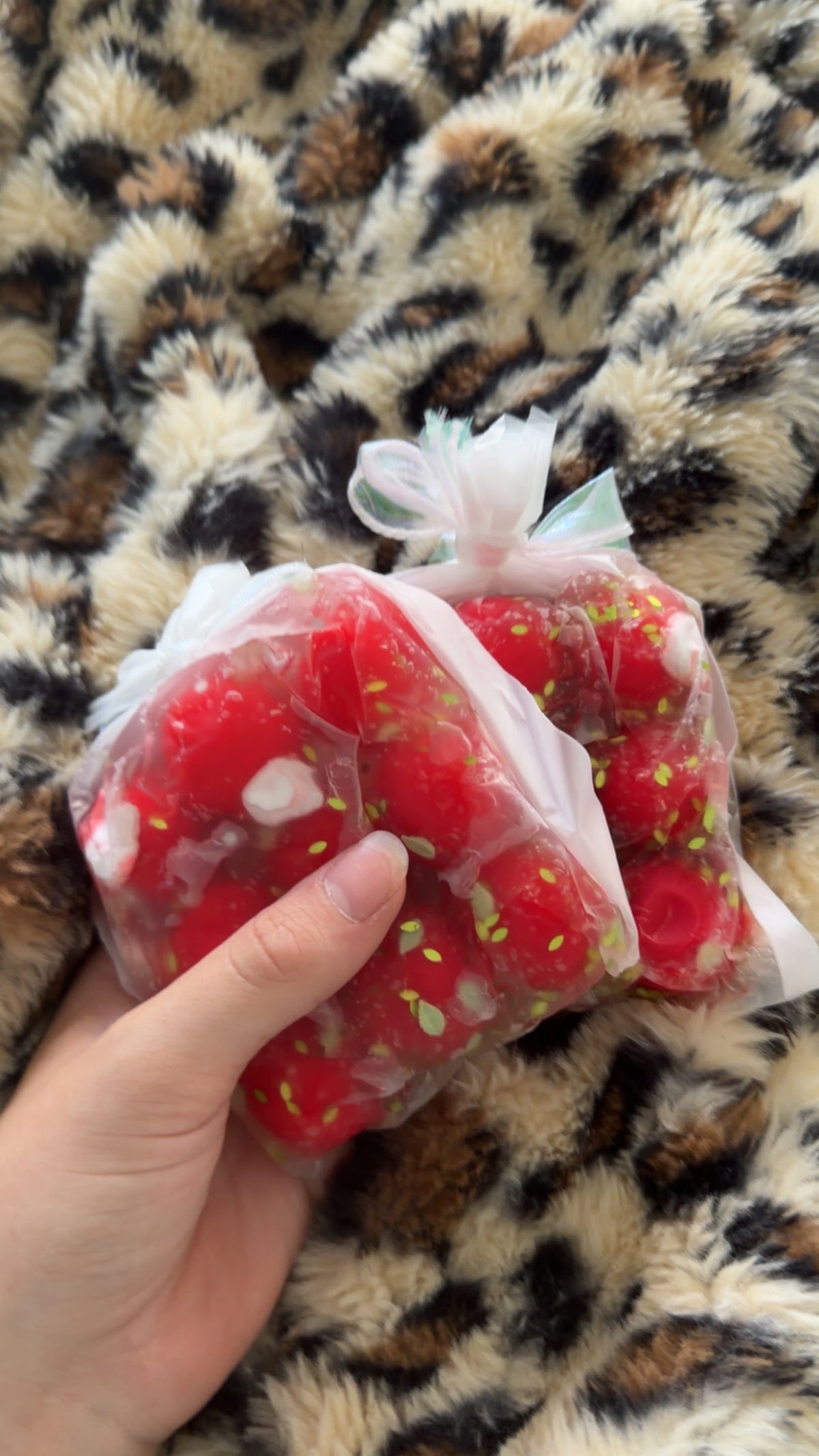 Red Wax Cracking Bag